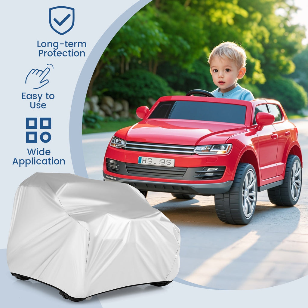 (Only Cover) Kids Car Cover for Power Ride-On Toy Car with Storage Bag